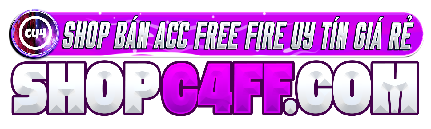 Logo Shop Acc Free Fire Của C4 – Mua Nick FF Uy Tín Số 1, Bảo Hành Đầy Đủ